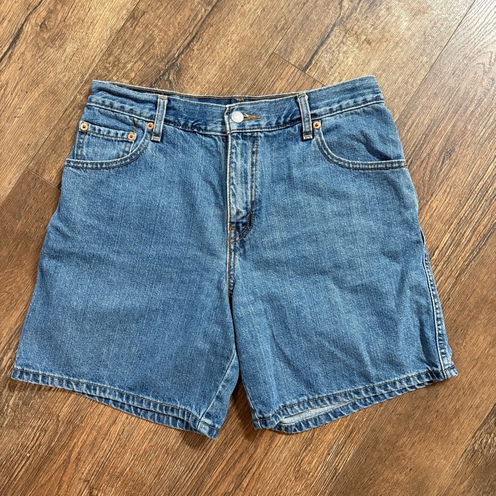Levi's Classic Blue Denim Jean Shorts